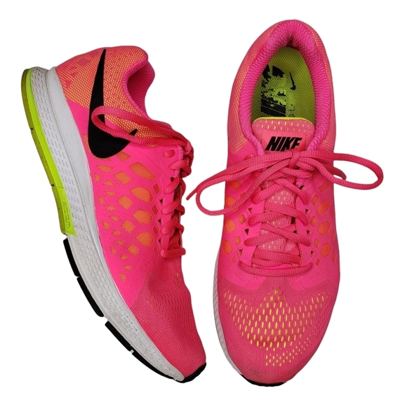 NikeAir Zoom Pegasus 31 Hot Pink Athletic Running Shoe Sneakers Women's 10